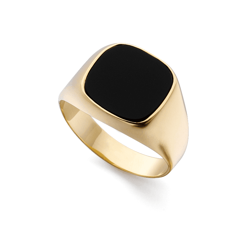 klack herring med onyx sten
